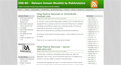 Desktop Screenshot of malwaredomains.com